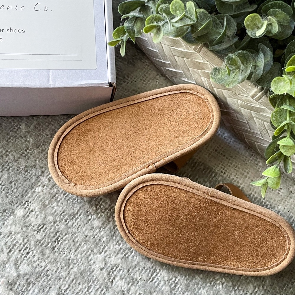 little honey | brown leather sandals - Picture 2 of 3